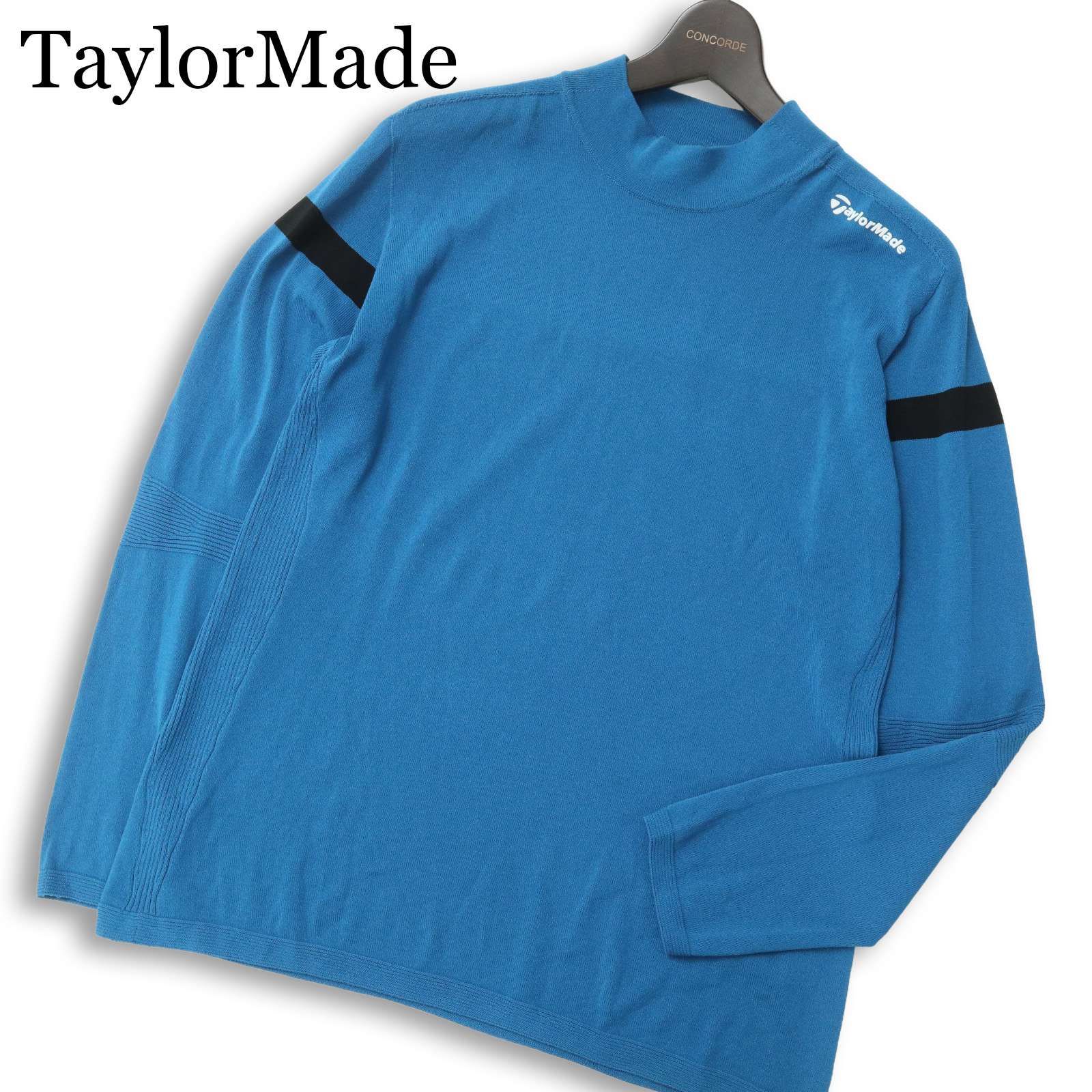 ゴルフウェア　テーラーメイド　ニットセーター　O TaylorMade テーラーメイド ゴルフ 通年☆ レーヨン&ポリ モックネック