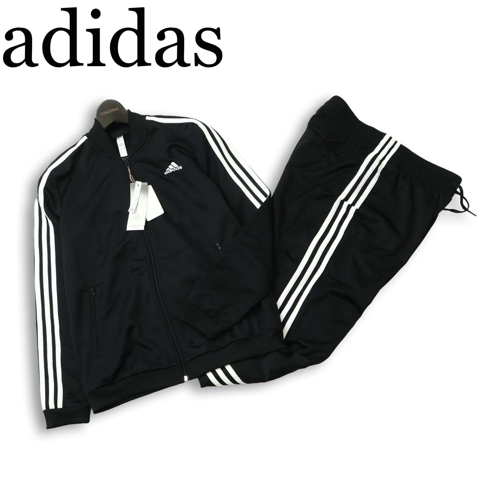新品未使用　adidas Originalsトラックジャケットセットアップ 黒L 新品 未使用☆ adidas アディダス 通年 ジャージ トラック ジャケット