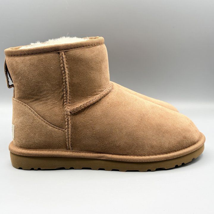 UGG ムートンブーツ チェスナット USA7/JP25cm クラシックミニII