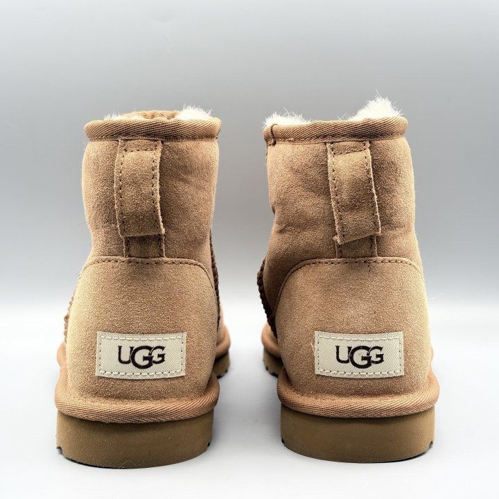 UGG ムートンブーツ チェスナット USA7/JP25cm クラシックミニII