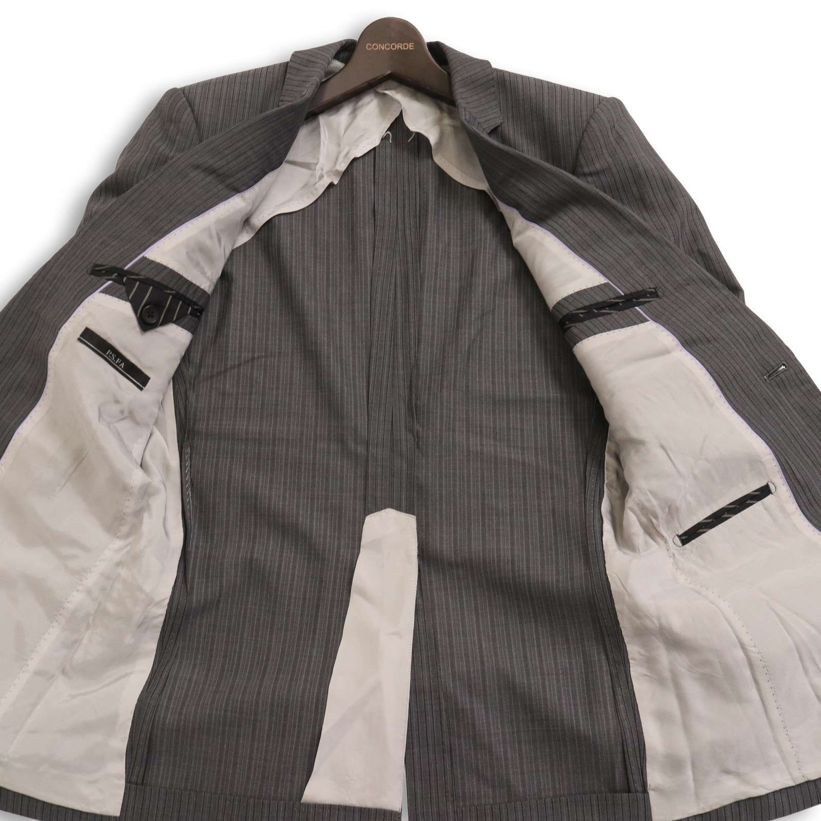 P.S.FA パーフェクトスーツファクトリー 通年 背抜き ストライプ