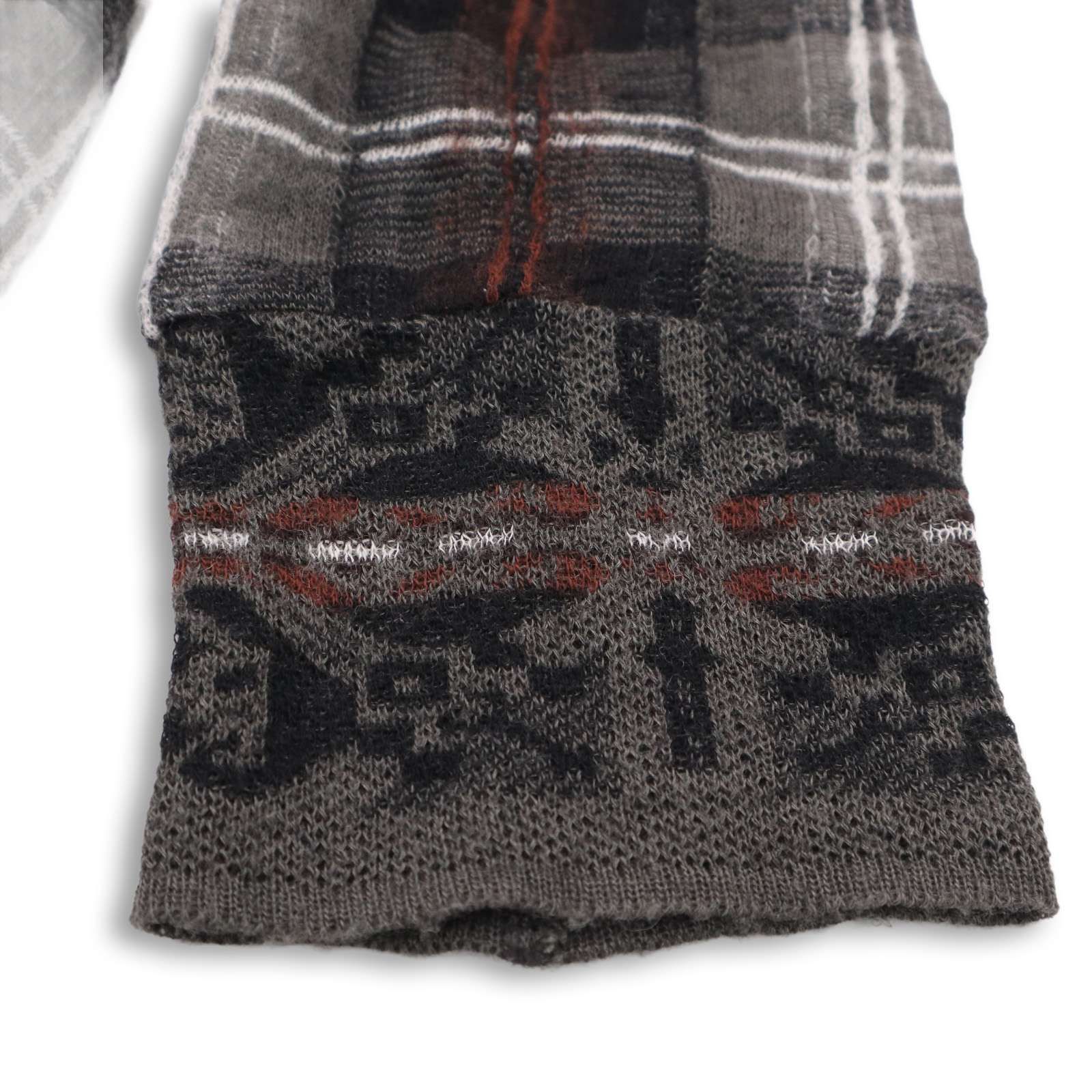 7日まで値下げ‼️センソユニコio comme io チェックワンピース未使用 io comme io イオコムイオ センソユニコ 秋冬 ニット☆ チェック