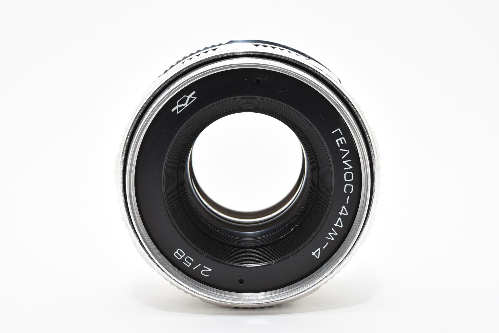 □ 希少 美品 □ ヘリオス HELIOS 44M-4 58mm F2 シルバー クローム