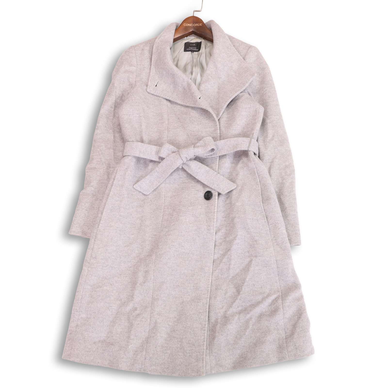 23区 秋冬☆ アンゴラ ラップ トレンチ ロング コート Sz.38 