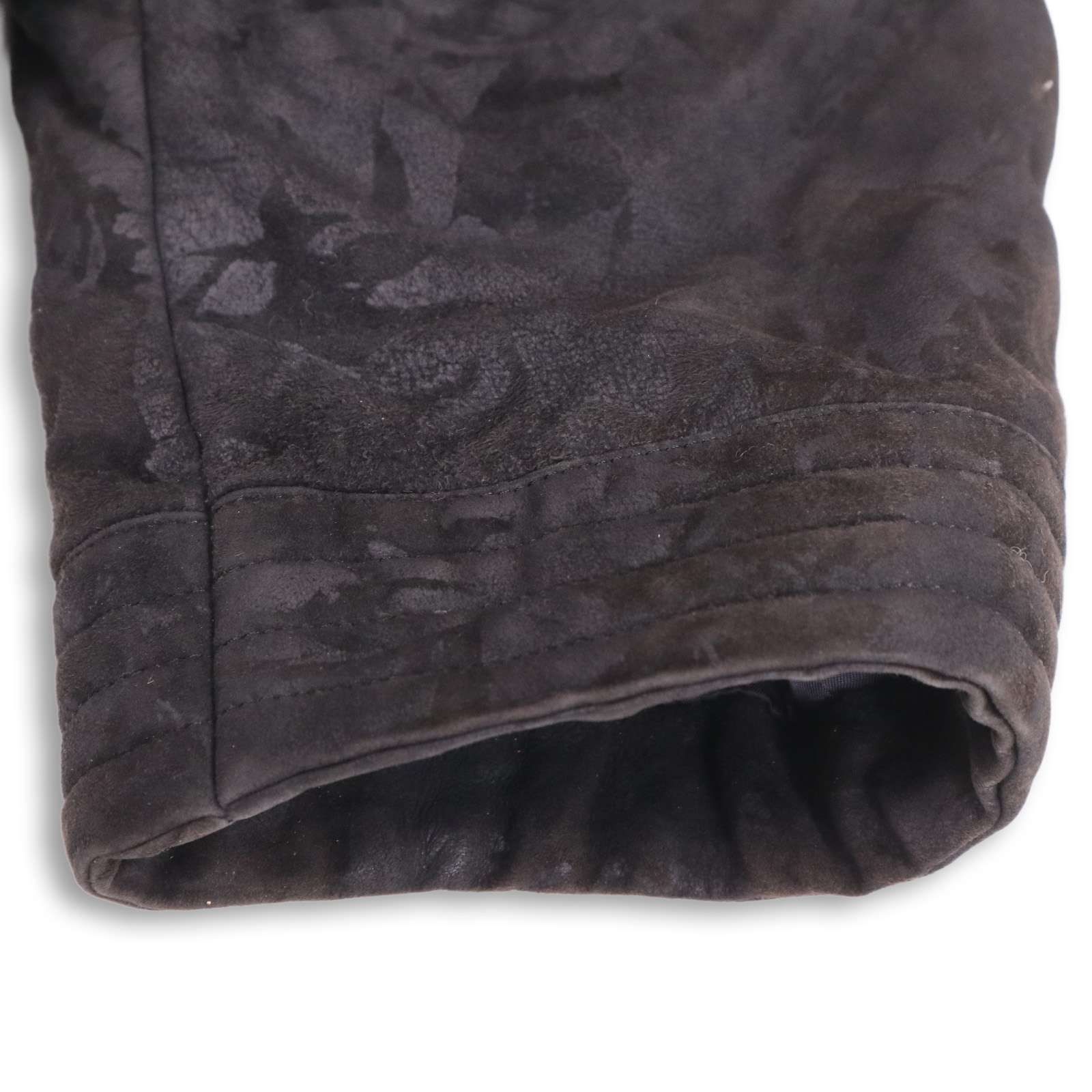 TRUSSARDI トラサルディ 秋冬☆ シープレザー 総柄 レザー ジャケット