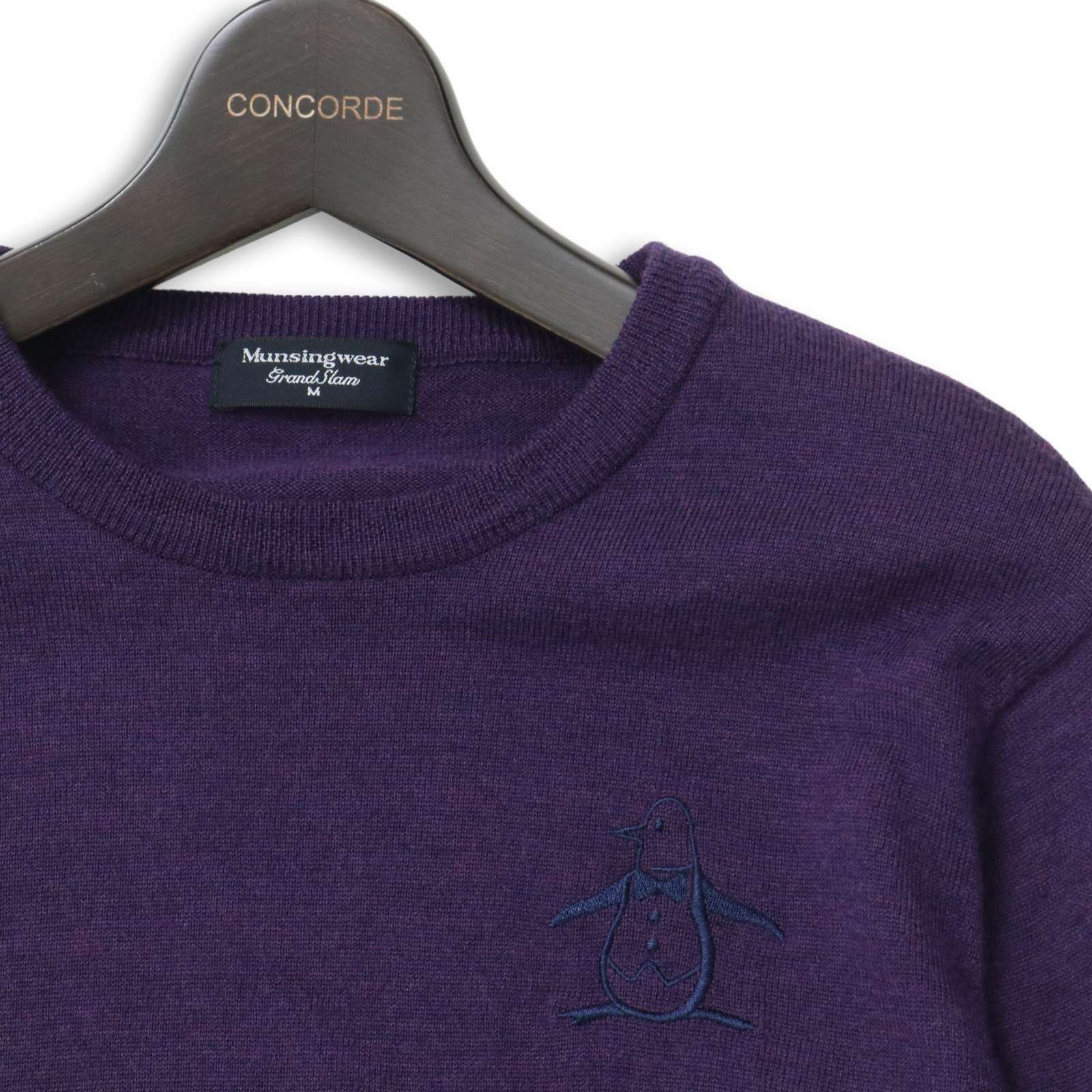 Munsingwear マンシングウェア ゴルフ ウール100%☆ ペンギン刺繍