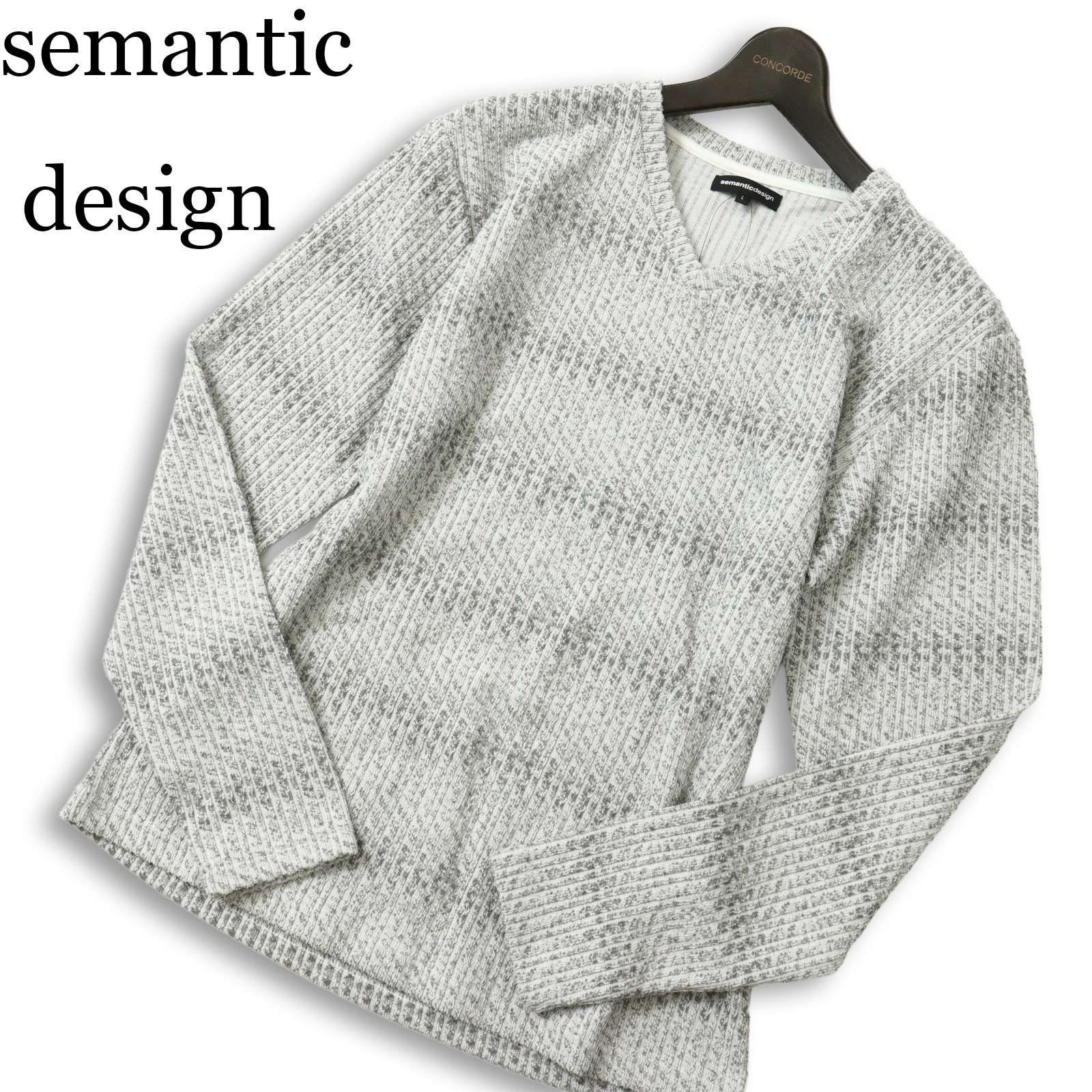 semantic design セマンティックデザイン semantic design（セマンティックデザイン） トレーナー スウェット