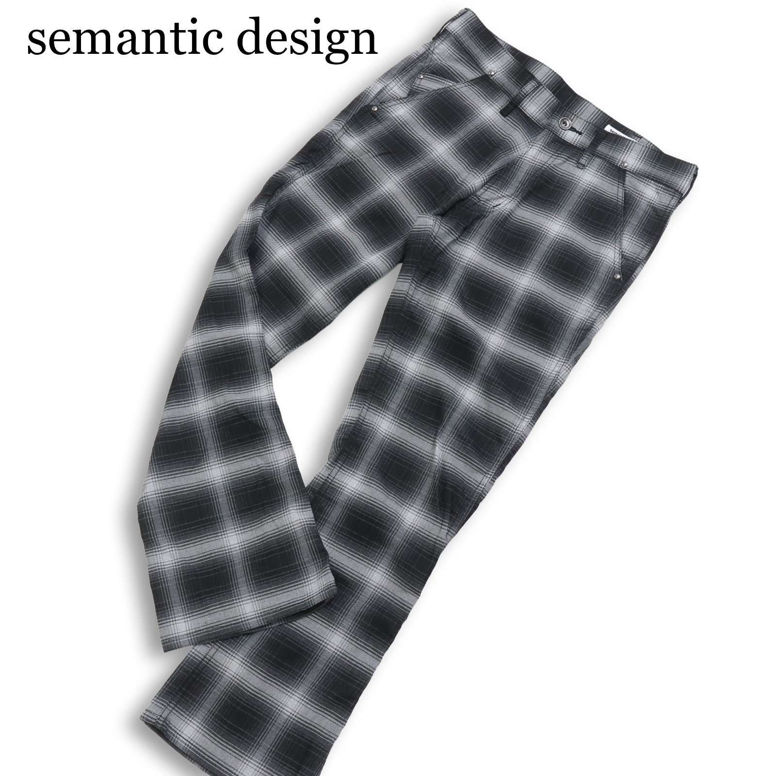 semantic design セマンティック デザイン 新品未使用 semantic design（セマンティックデザイン） カーゴパンツ