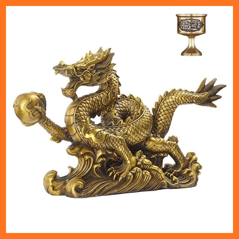 風水　招福　開運　珠掴龍五爪龍の置物 風水 招福 開運 珠掴龍五爪龍の置物 風水 招福 開運 珠掴
