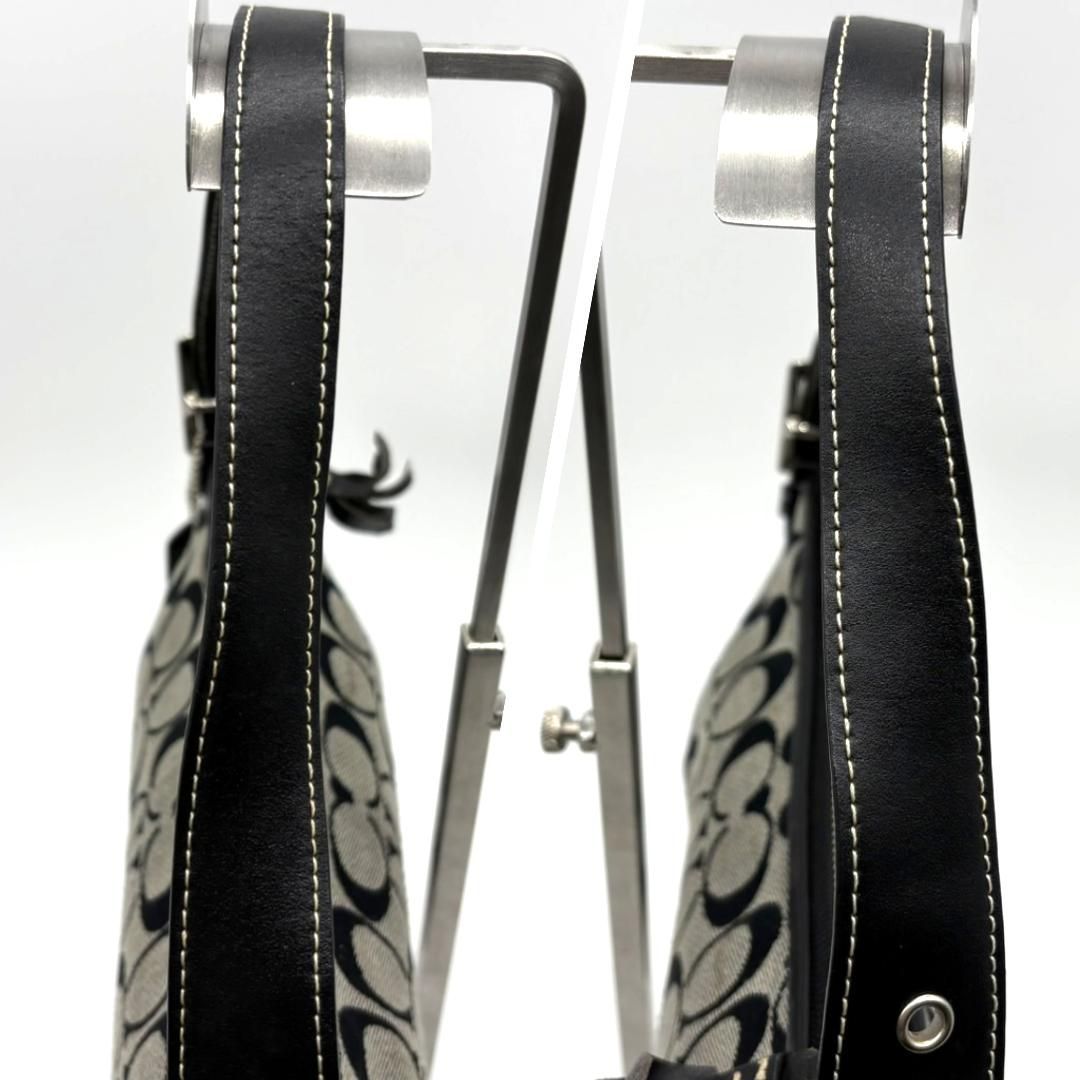 コーチ COACH アクセサリーポーチ キャンバス シグネチャー グレー