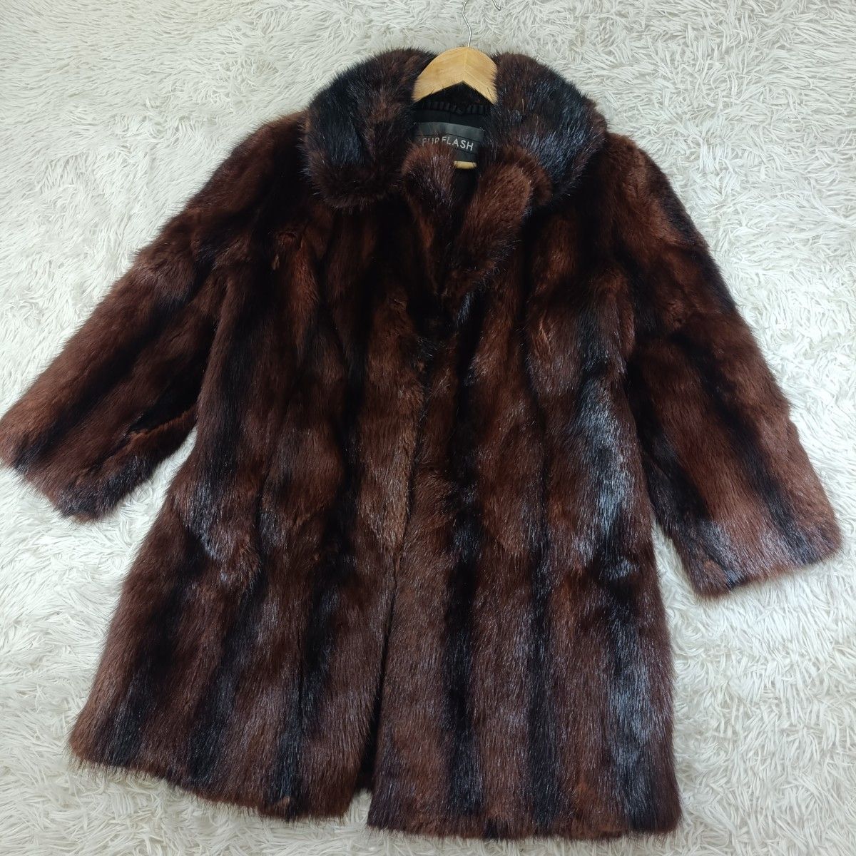 Moonbat FUR FLASH ファーコート ミンクコート リアルファー 貂 本毛皮