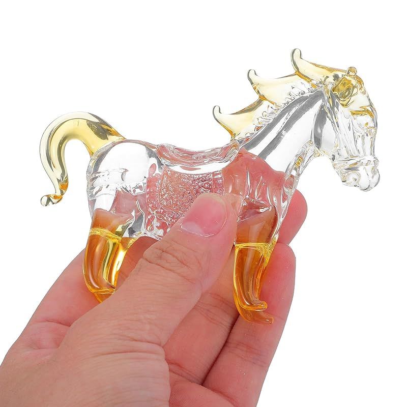 新品】 Amosfun 馬年 2026年 クリスタル 干支 置物 馬 オブジェ ホース