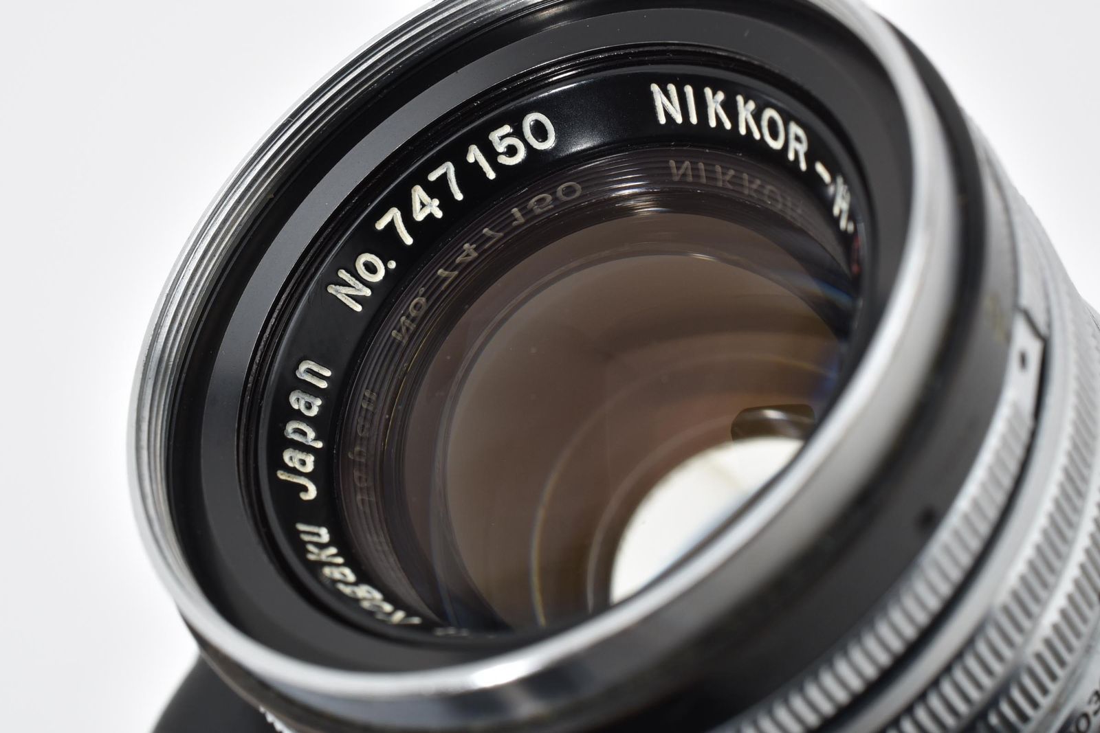 ニコン Nikon NIKKOR H C 5cm F2 黒帯 ライカ L39マウント ≪動作光学