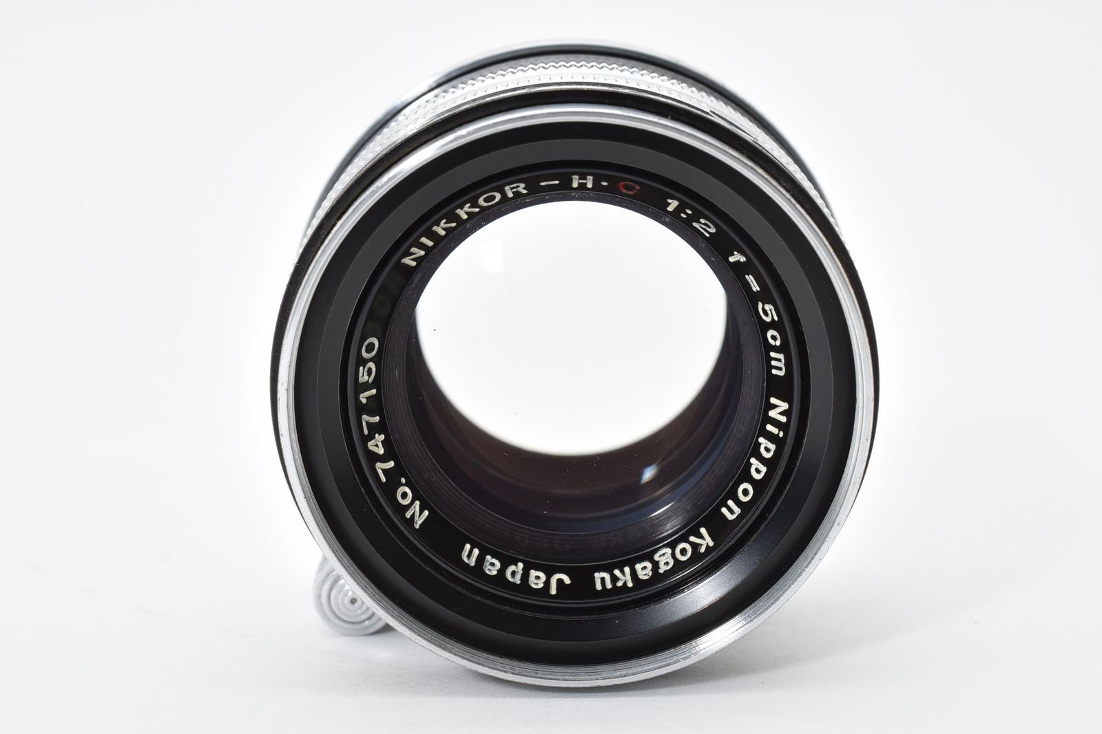 ニコン Nikon NIKKOR H C 5cm F2 黒帯 ライカ L39マウント ≪動作光学