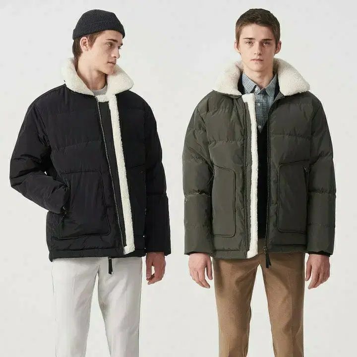 状態良し クリーニング済 BEAN POLE ビーンポール ユニセックス BoAグースダウン 黒95 77