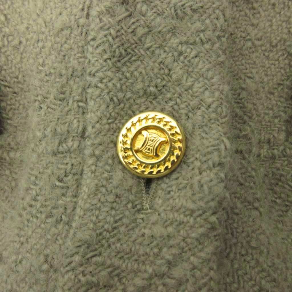 セリーヌ CELINE 美品 ヴィンテージ ノーカラージャケット トリオンフ