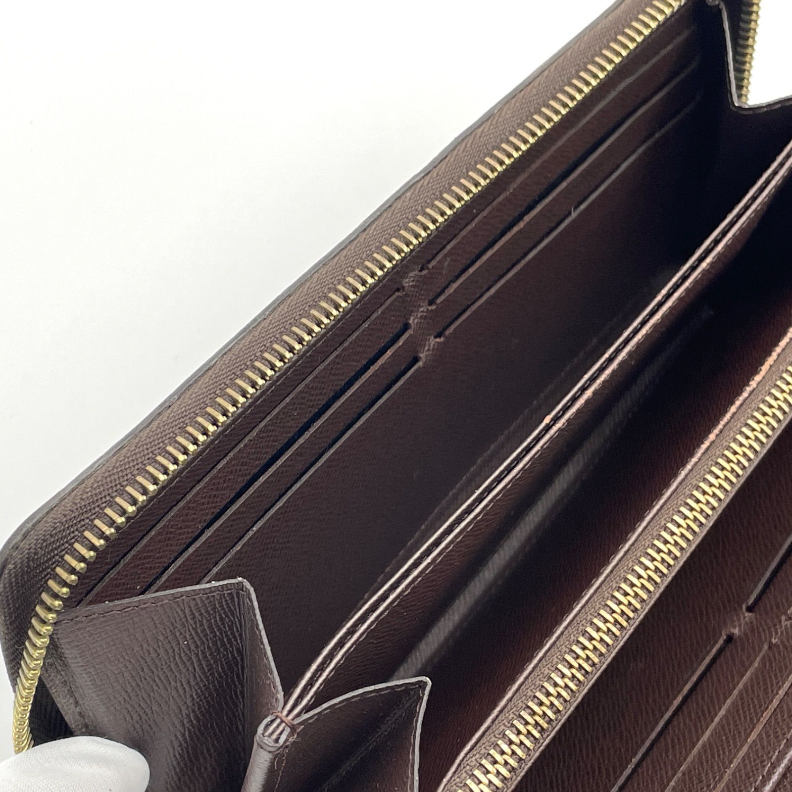 Louis Vuitton ルイヴィトン / ダミエ / ジッピーウォレット / エベヌ