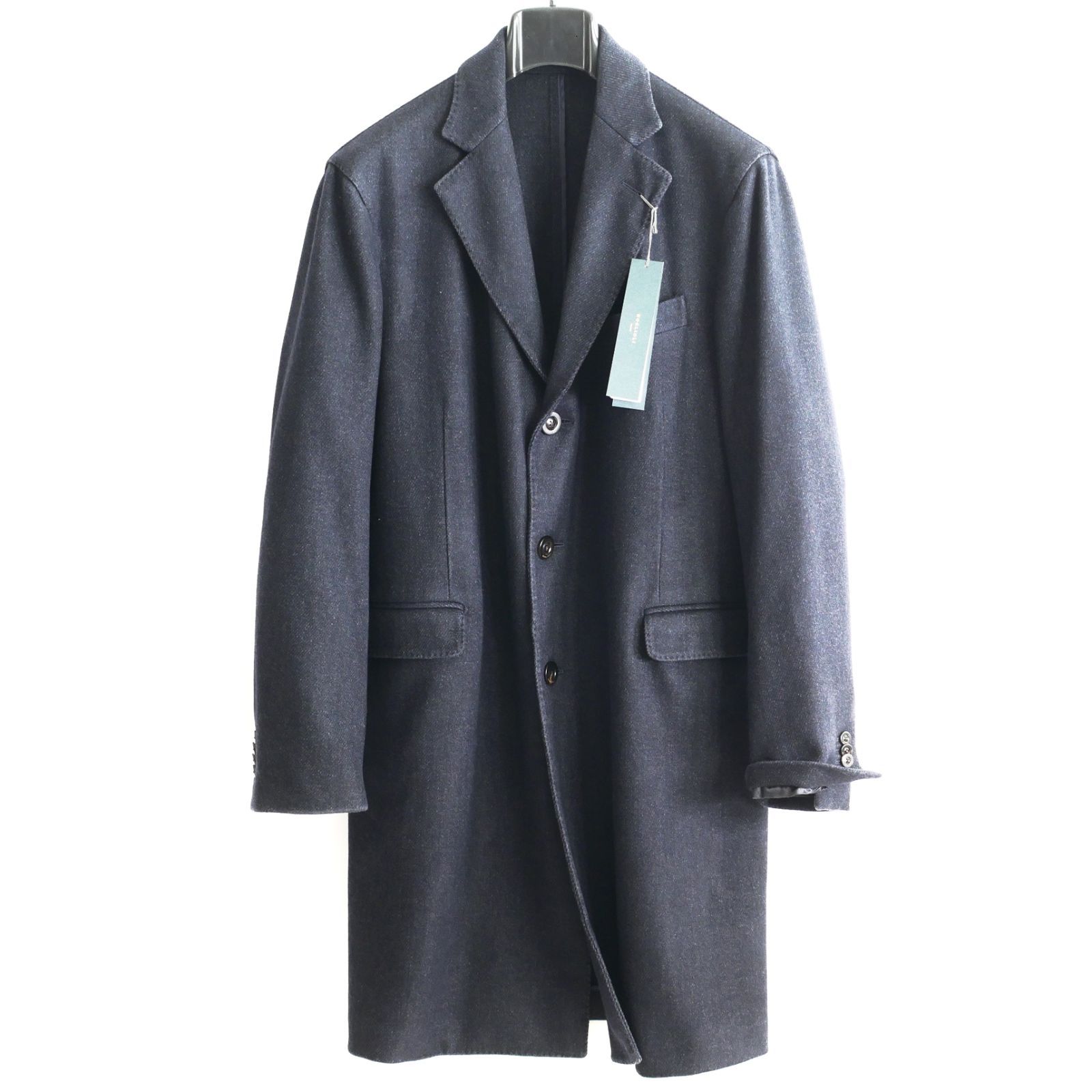 dt170○54○BOGLIOLIボリオリ○繊細なメランジウールチェスターコート