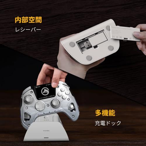  迅速に発送 ManbaOne V 2 PC コントローラー 多機能LCDディスプレイ付き PC|Switch 2|Switch|Android|iOS対応 ドリフト防止ホールスティック トリガーストップ付き TURBO連射 メカニカルスイッチボ beb b 8 c 6 その他 キッチン 食器