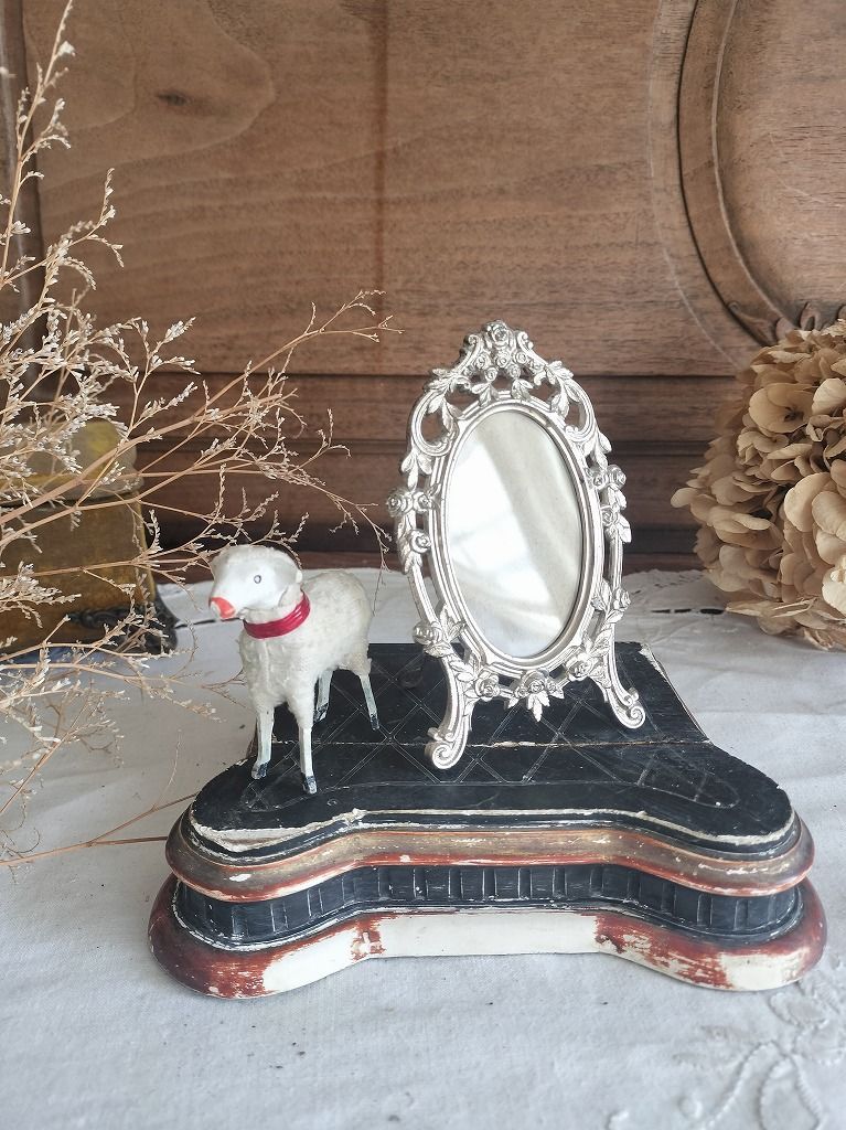 フランス アンティーク 1900年 木製 ディスプレイ スタンド 飾り台