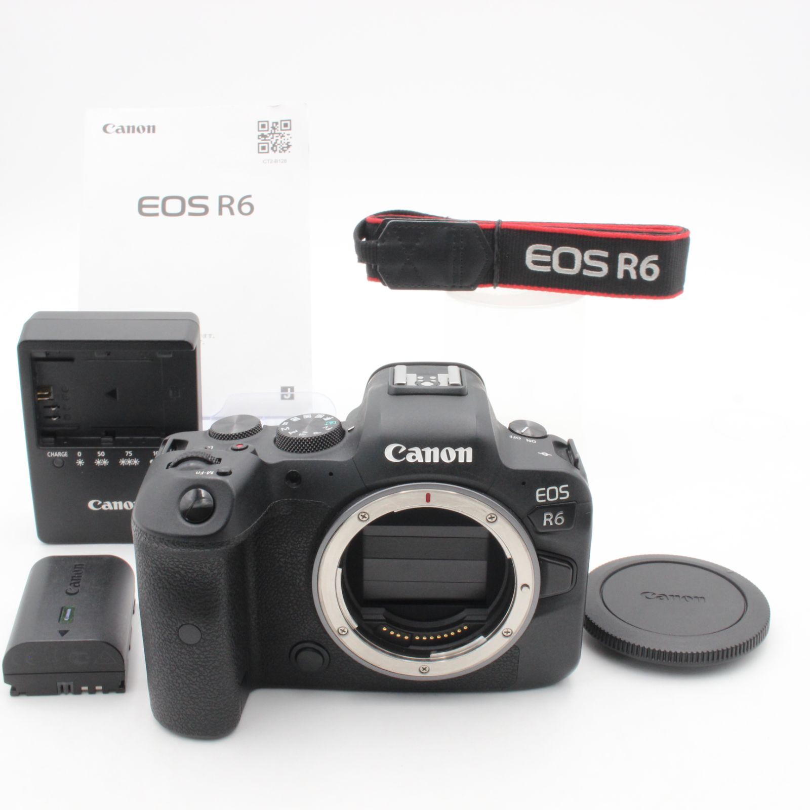 美品】 Canon キヤノン EOS R6 ボディCANON キャノン 付属品付き 99004