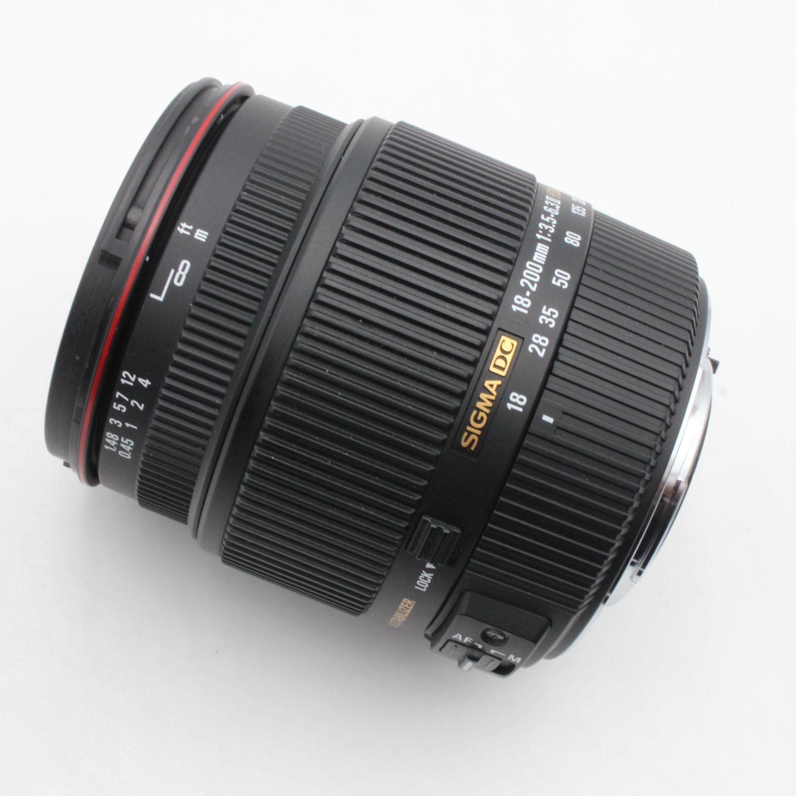 美品】 SIGMA シグマ 18-200mm f3.5-6.3 Ⅱ DC OS HSM シグマ用SA