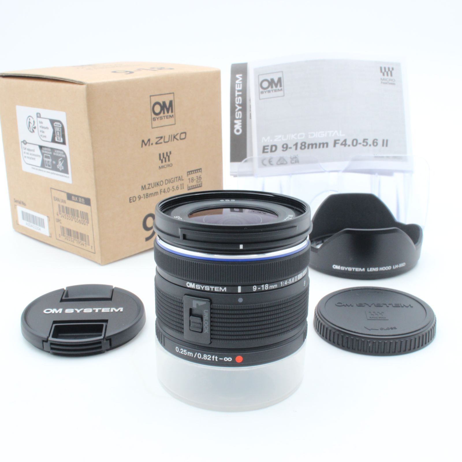ほぼ新品】 OLYMPUS OM SYSTEM M.ZUIKO DIGITAL 9-18mm f4-5.6 II ED