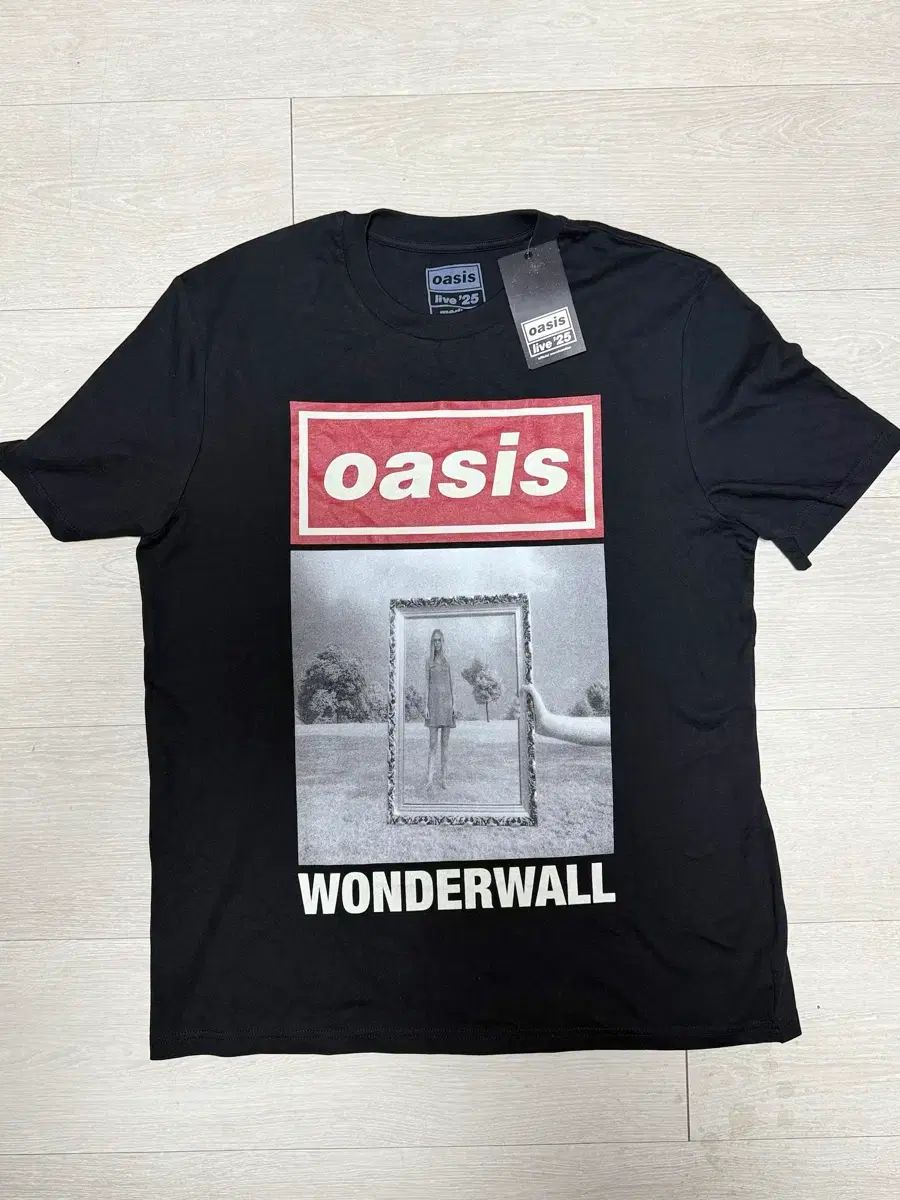 XL 未開封 新品 oasis Wonderwall Tシャツ ブラック 公式オアジスライブ 25 Wonderwall Tシャツ - メルカリ