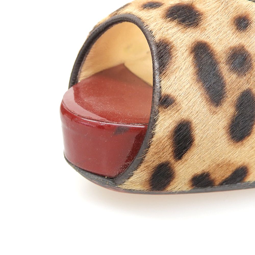 Christian Louboutin クリスチャンルブタン レオパード ハラコ