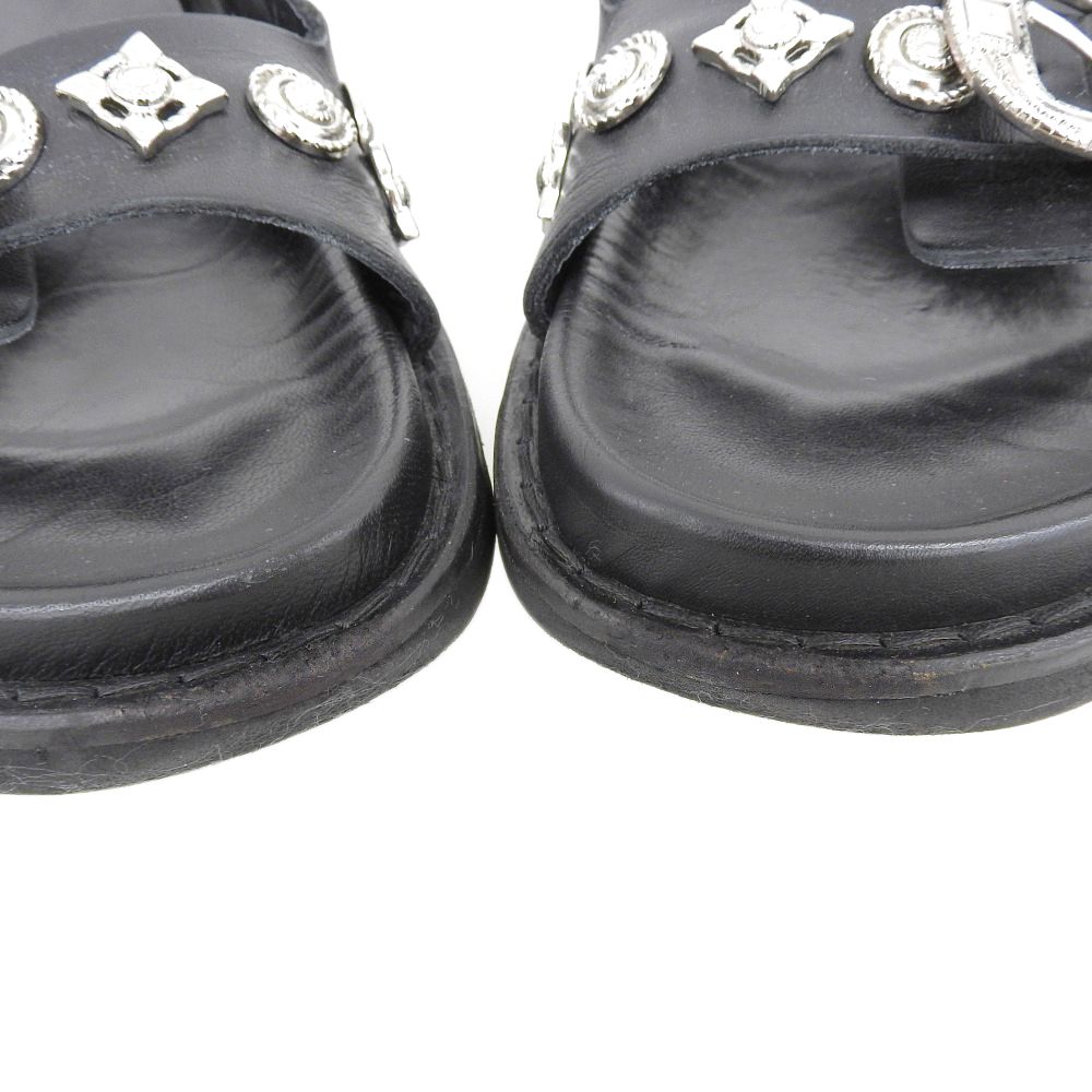 TOGA PULLA トーガプルラ メタル フラット サンダル シューズ