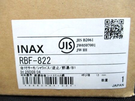 LIXIL INAX サーモスタット付シャワーバス水栓 RBF 822 水栓金具 ♥
