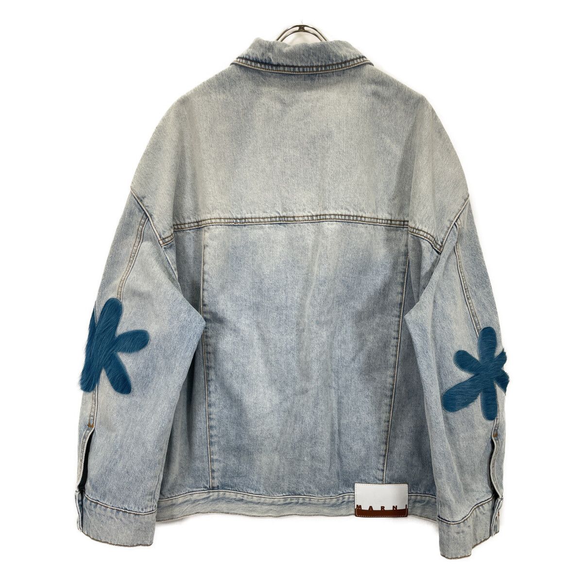 MARNI マルニ 22SS ﾌﾞﾙｰ GIJD0183NX ﾃﾞﾆﾑｼﾞｬｹｯﾄ 40 - メルカリ