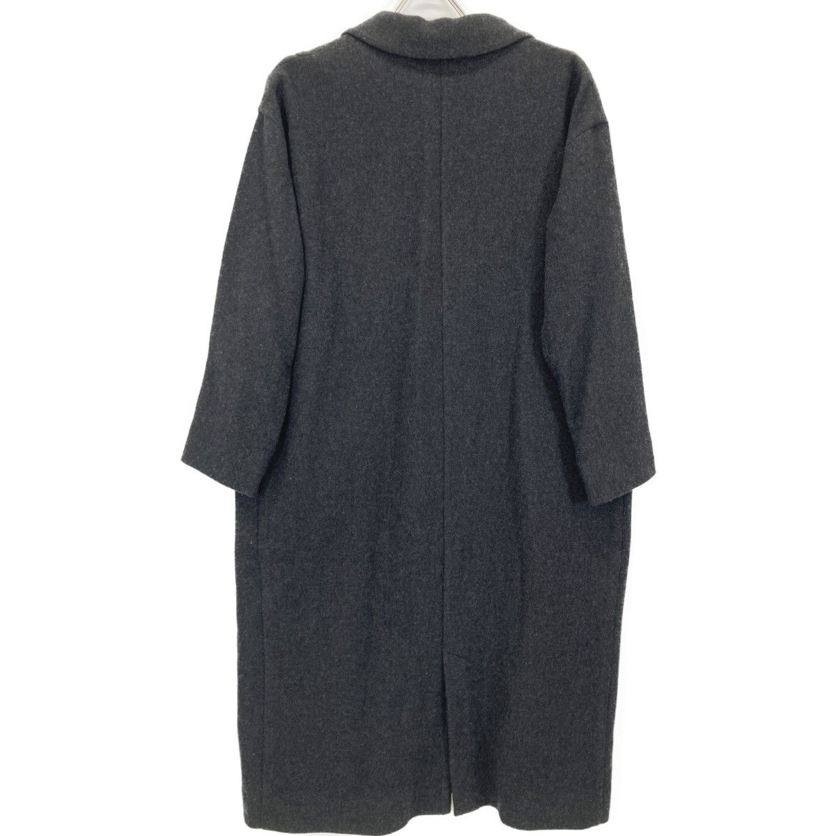 evam eva エヴァムエヴァ E223T205 22AW ﾁｬｺｰﾙ ｳｰﾙﾂｲｰﾄﾞ ｺｰﾄ 2 - メルカリ