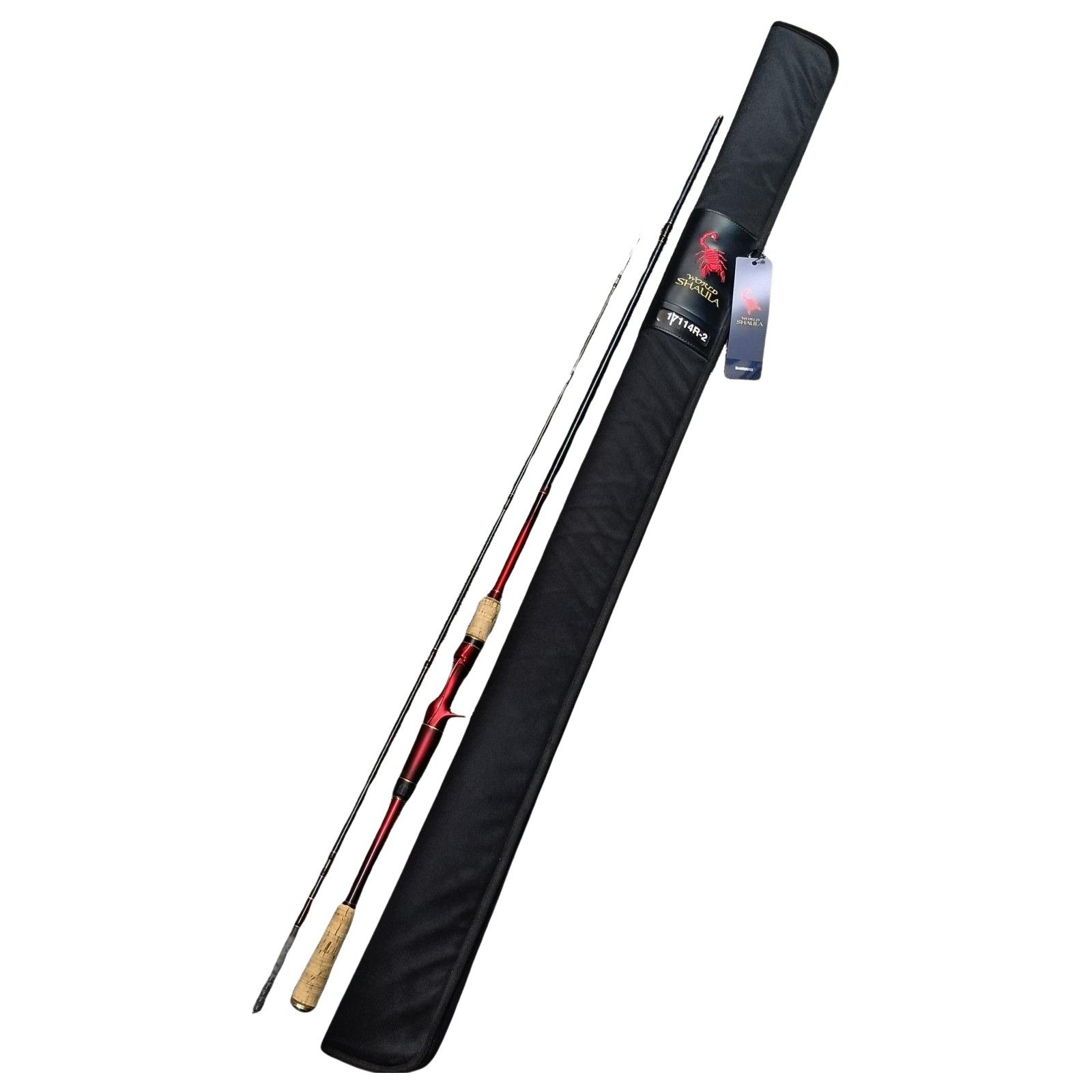 SHIMANO シマノ バスロッド 18ワールドシャウラ 17114 R 2 38117 ケース付