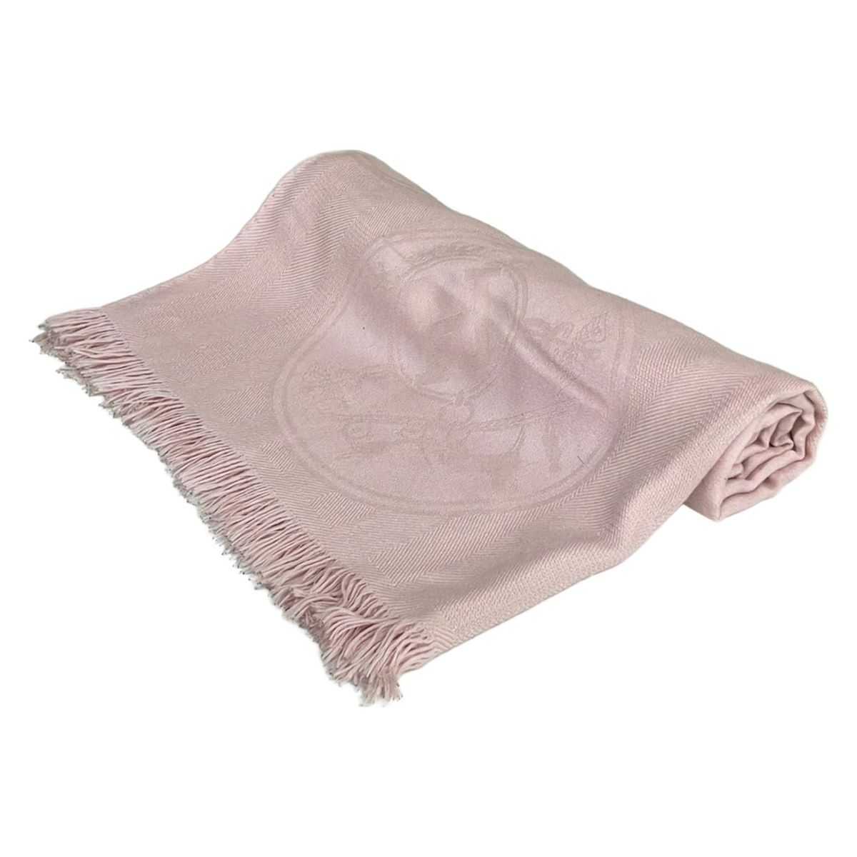 エルメス　ニューリブリス　ピンク HERMES(エルメス) ストール(ショール) ニューリブリス ライトピンク