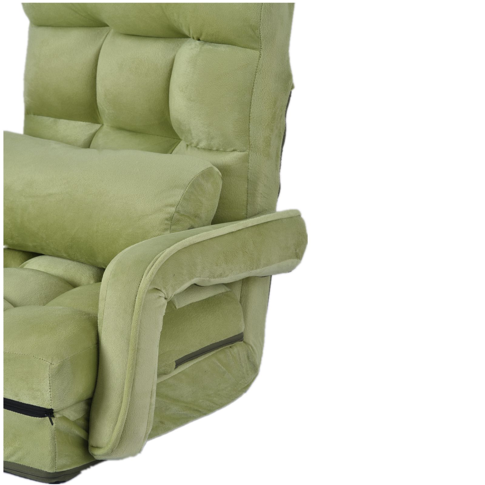 座椅子 リクライニング 14段ギア リクライニングチェアー ファブリック