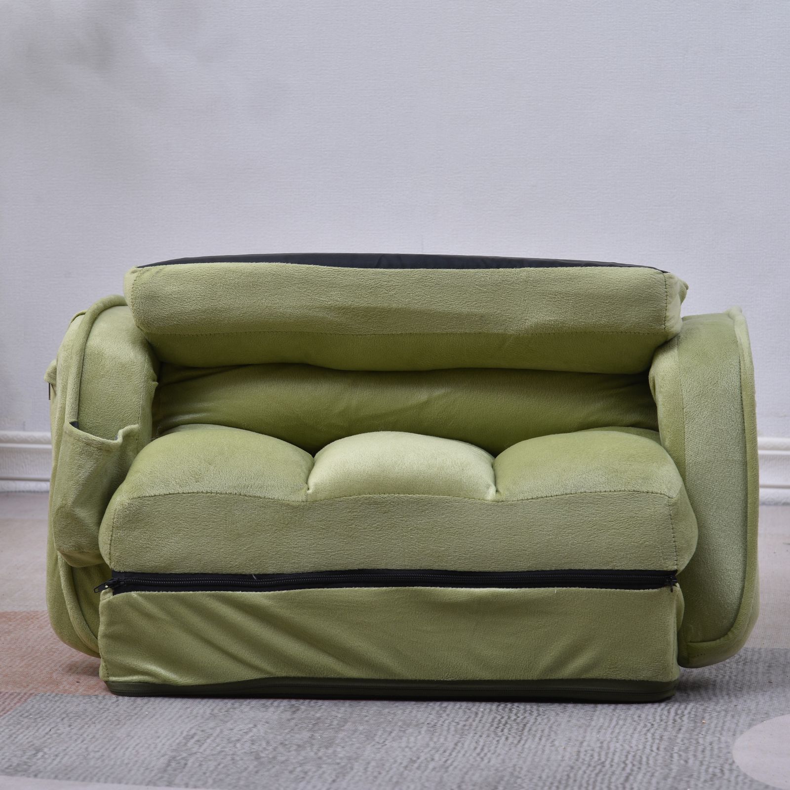 座椅子 リクライニング 14段ギア リクライニングチェアー ファブリック