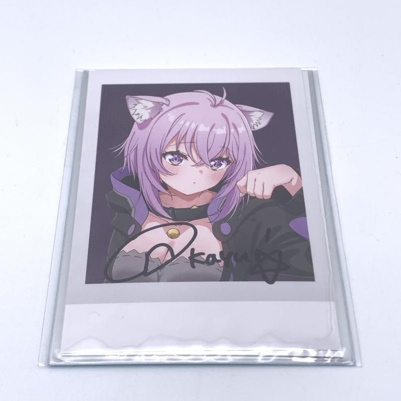 ホロライブ 猫又おかゆ 直筆サイン 中古】猫又おかゆ 誕生日記念2024 猫又おかゆ直筆サイン入りチェキ風