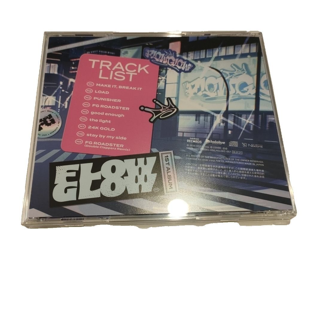 FLOW GLOW ホロライブ 響咲リオナ 直筆サイン 1stアルバム 限定盤