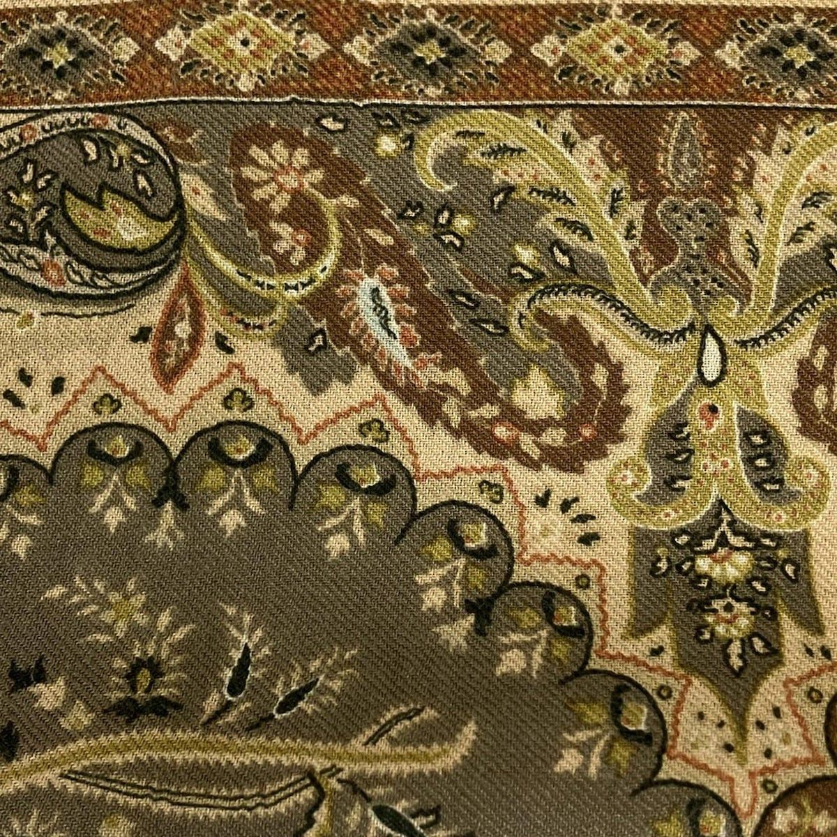 ETRO(エトロ) ストール(ショール)美品 - イエローグリーン×ダーク