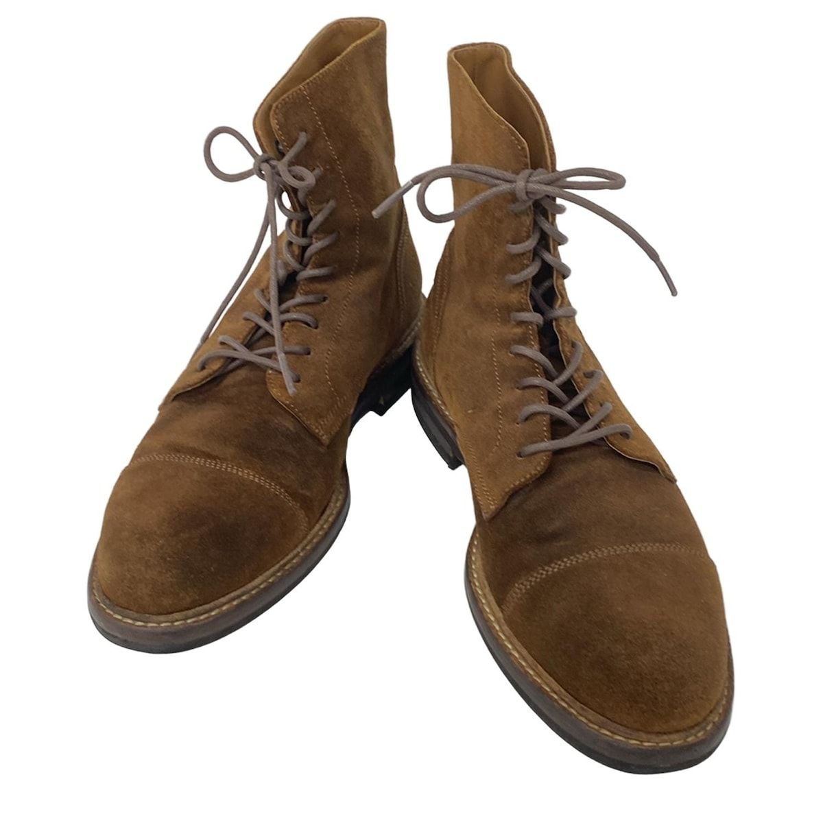 ブルネロ　クチネリ　ショートブーツ　茶 BRUNELLO CUCINELLI(ブルネロクチネリ) ショートブーツ 40 1/2 メンズ