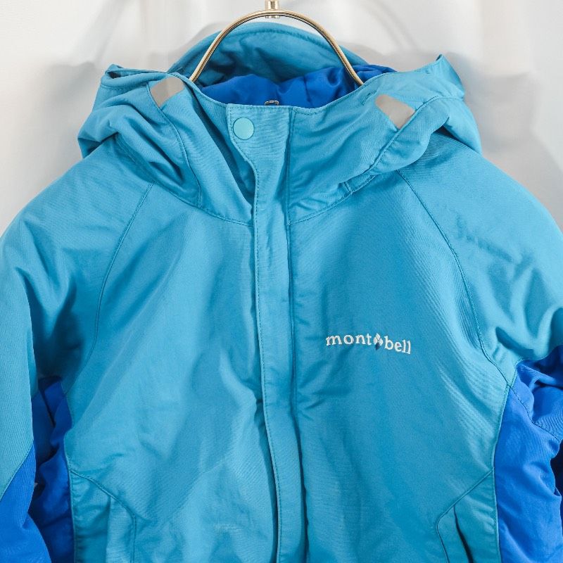 mont-bell モンベル Snow wear スノーウェア 110サイズ 青 