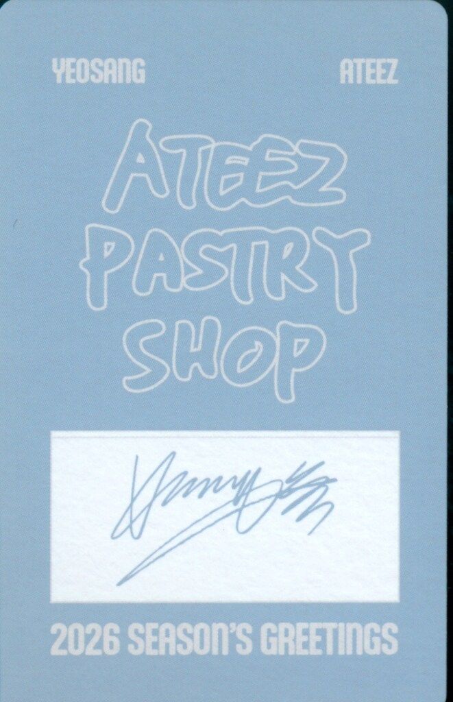 ATEEZ 封入 YEOSANG 2026 SEASON'S GREETINGS - メルカリ