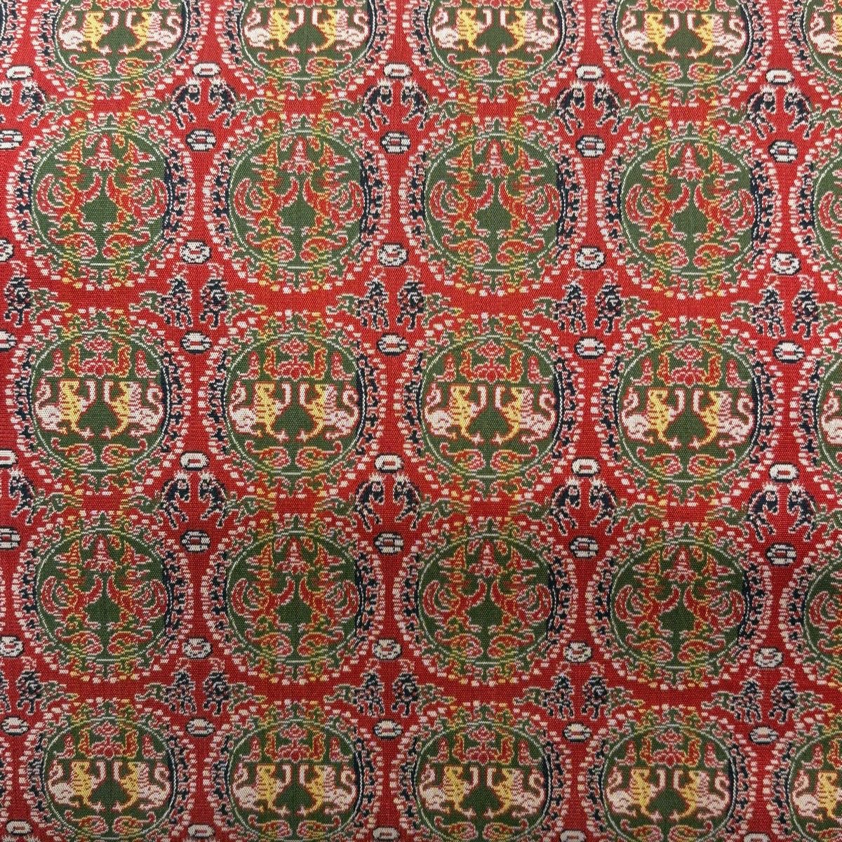 美品】 開き名古屋帯 名品 龍村美術織物 比翼仕立て 円文白虎朱雀錦