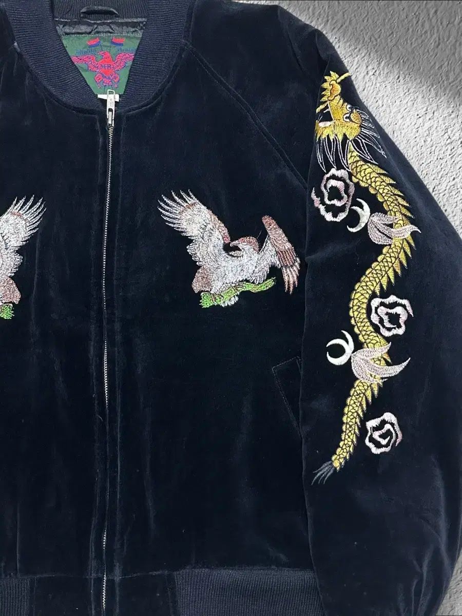 90s ヴィンテージ ツアーベルベット スカジャン