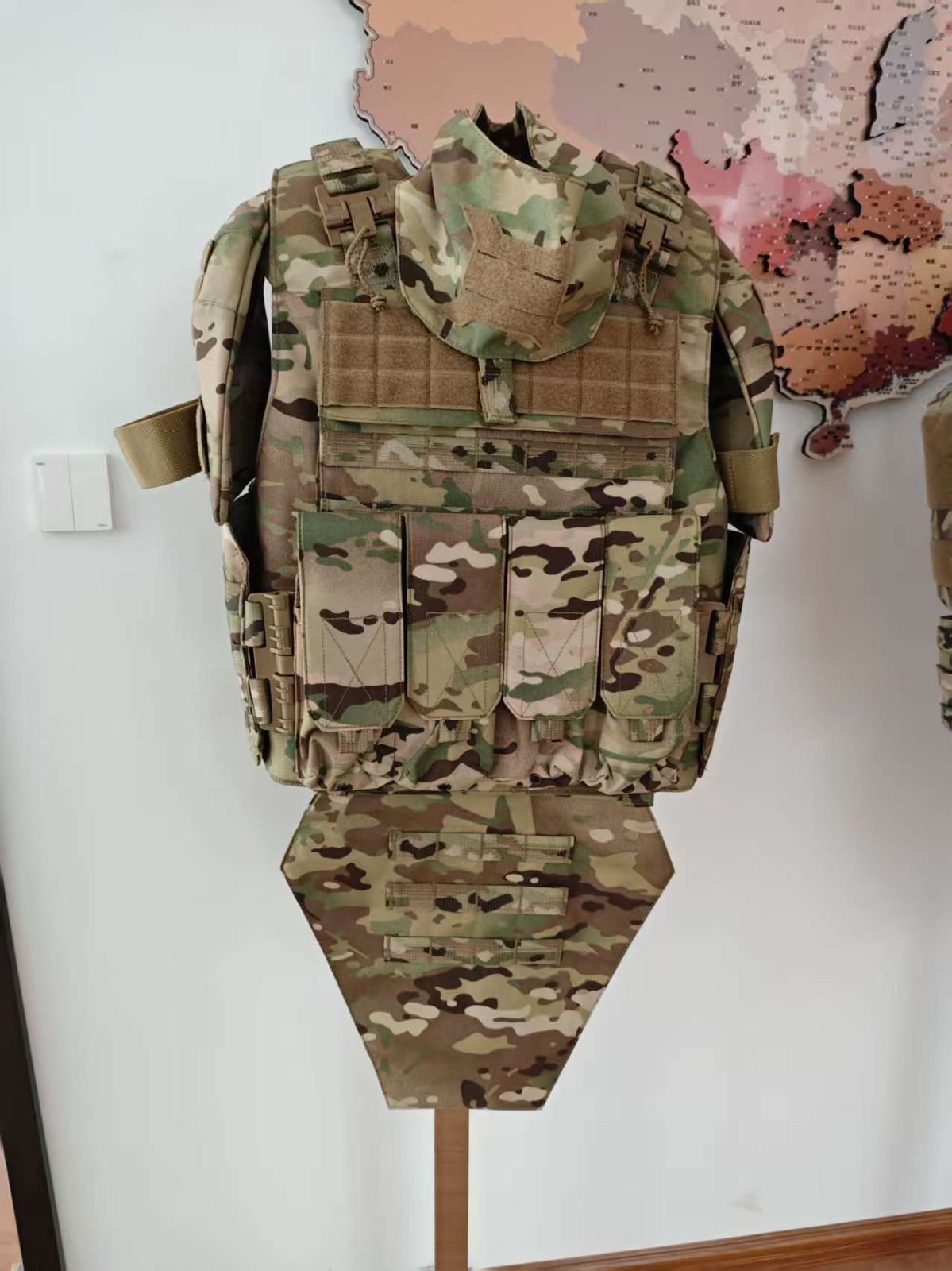 ボディーアーマー 防弾 Level 3A 防弾プレート マルチカムン高い防護力