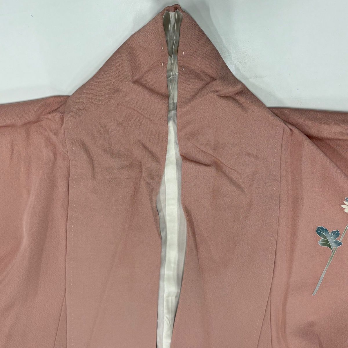 付下げ 身丈162cm 裄丈65.5cm M 袷 南克治 加賀友禅 落款 菊 ぼかし