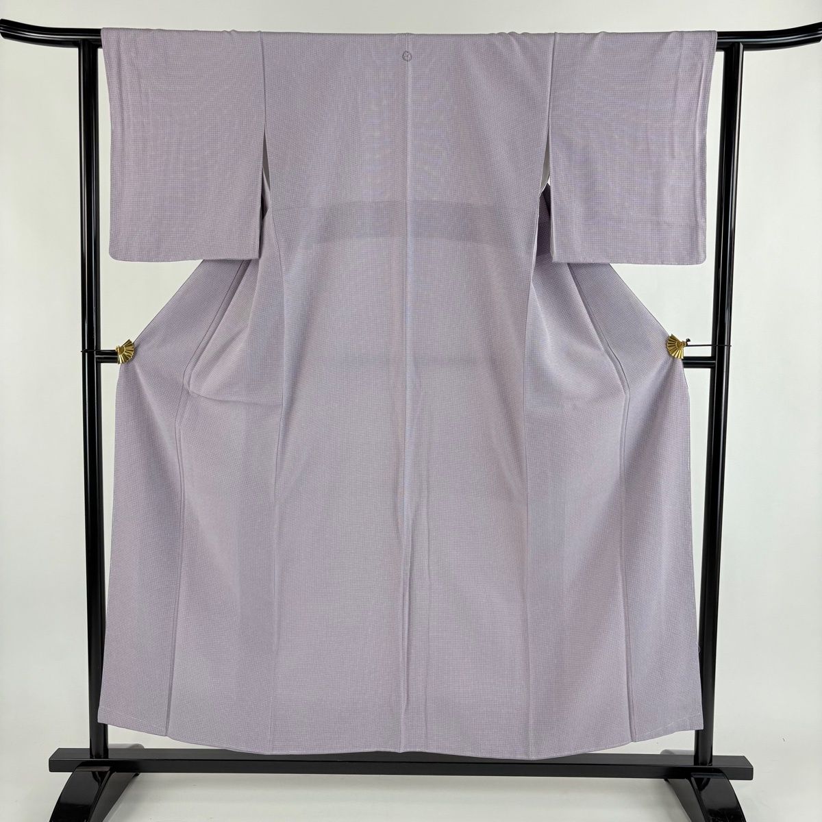 美品】 江戸小紋 身丈154cm 裄丈63cm S 袷 角通し 薄紫 正絹 名品 一つ