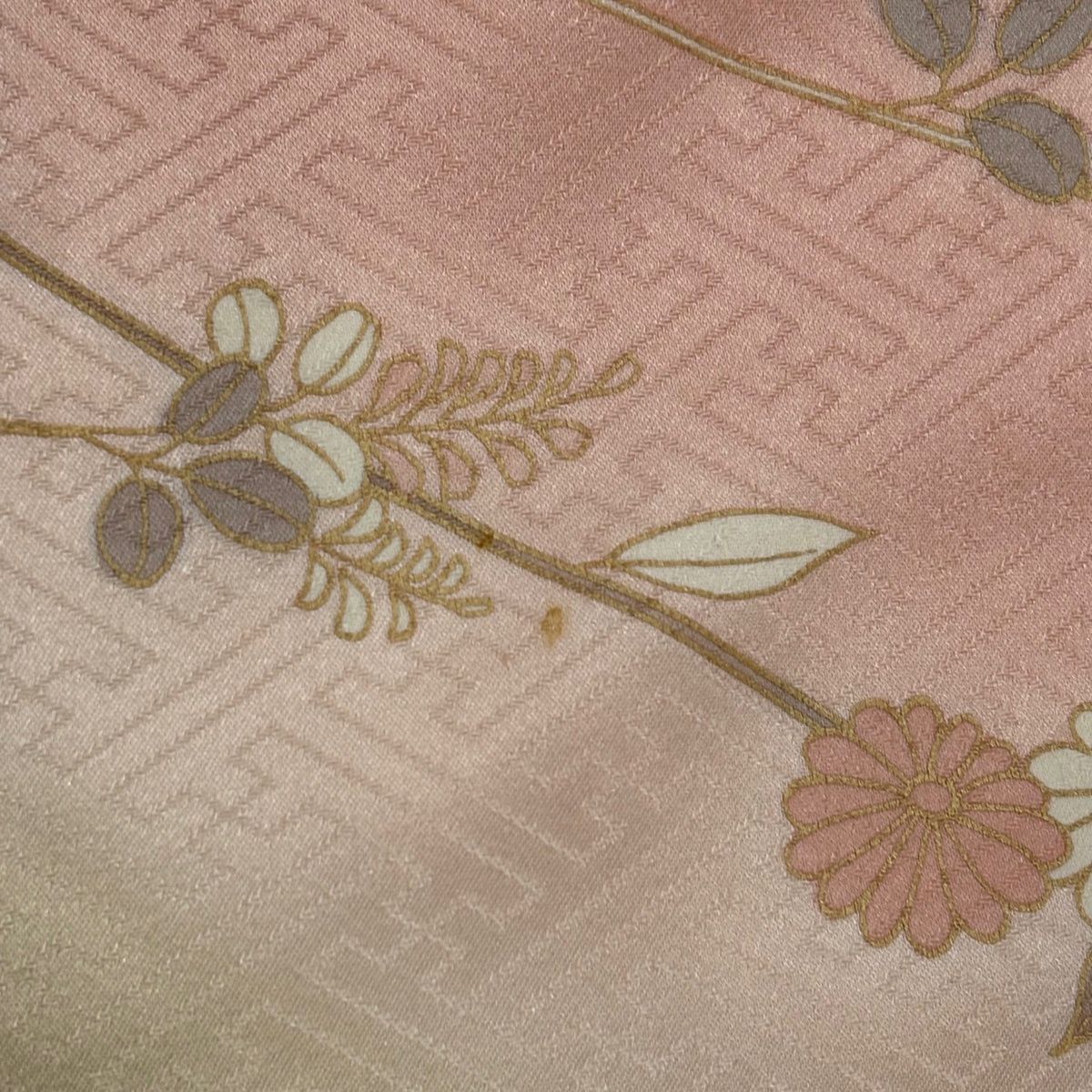 訪問着 身丈166.5cm 裄丈67cm M 袷 吾妻徳穂 落款 花籠 波頭 金彩