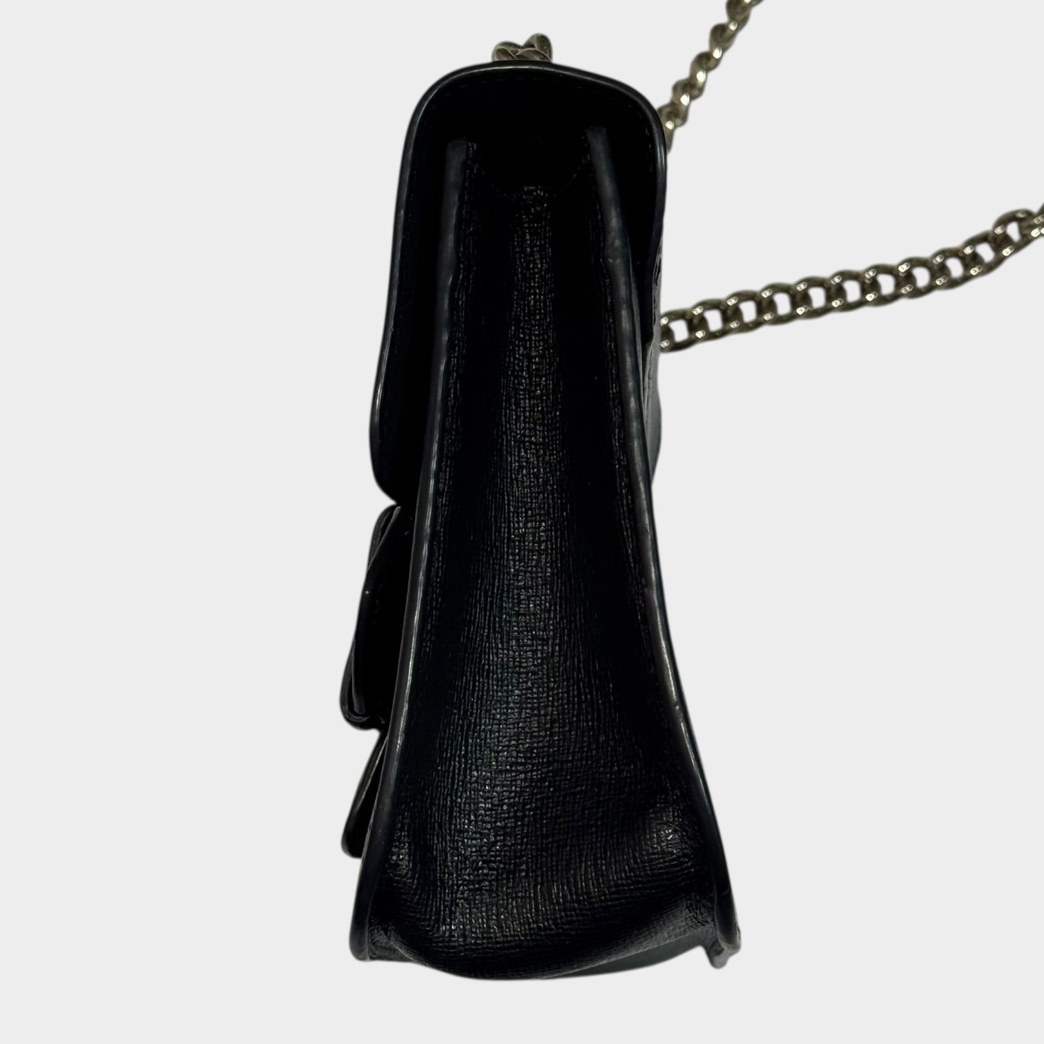 美品！FURLA フルラ キャロル レザー 2way ショルダーバッグ チェーン 